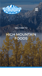 Mobile Screenshot of highmountainfoods.com